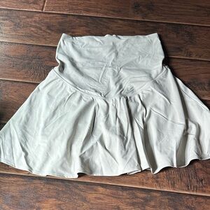 CRZ YOGA Cream butter luxe flowy tennis skirt